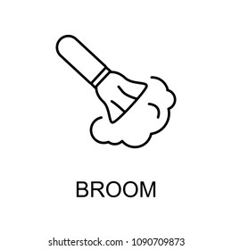 broom icon. Element of web icon for mobile concept and web apps. Detailed broom icon can be used for web and mobile. Premium icon on white background