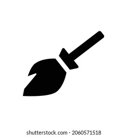 broom Icon. Flat style design isolated on white background. Vector illustration