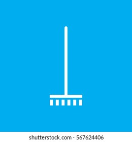 broom icon illustration isolated vector sign symbol