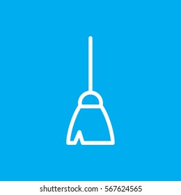 broom icon illustration isolated vector sign symbol