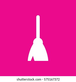 broom icon illustration isolated vector sign symbol