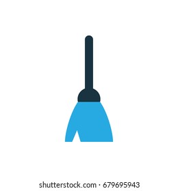 broom icon illustration isolated vector sign symbol