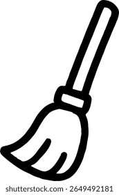 Ícone de sala ilustração contorno traçado linha preta minimalista	