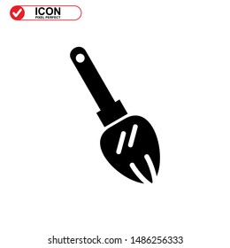 broom icon isolated sign symbol vector illustration - high quality black style vector icons
