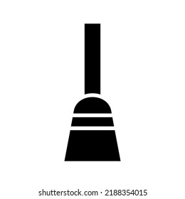 broom icon or logo isolated sign symbol vector illustration - high quality black style vector icons
