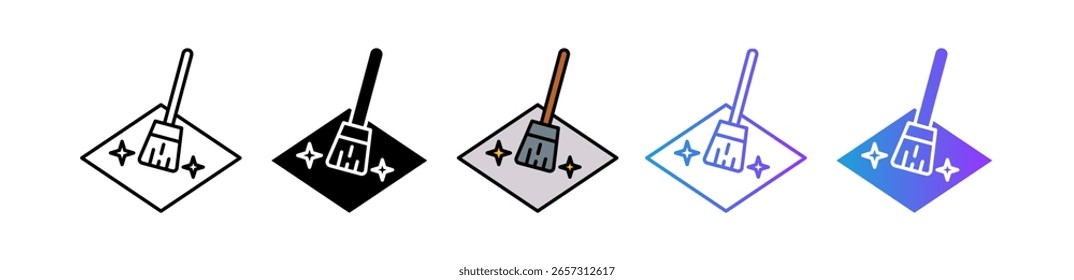 Ícone de sala Ilustração de vetor múltiplo