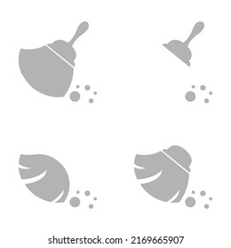 Beschneidungssymbol auf weißem Hintergrund, Vektorgrafik
