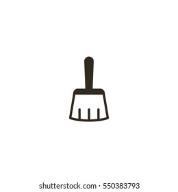 broom icon. sign design