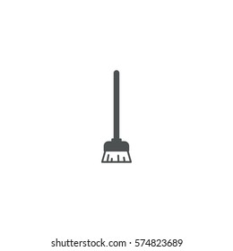 broom icon. sign design