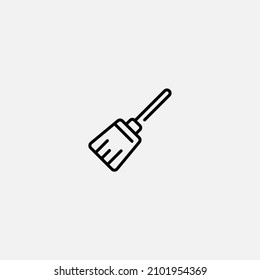 Broom icon sign vector,Symbol, logo illustration for web and mobile
