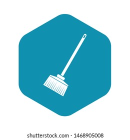 Broom icon. Simple illustration of broom vector icon for web