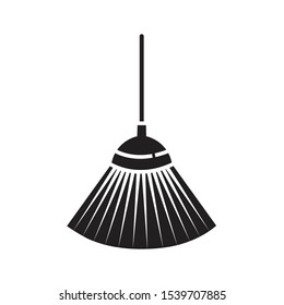 Broom icon. Simple illustration of broom vector icon for web design isolated on white background