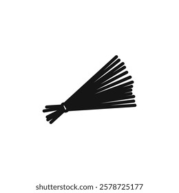 Broom icon Thin line art collection