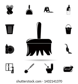 Broom icon. Universal set of cleaners for website design and development, app development