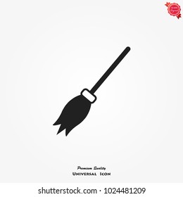 Broom icon vector