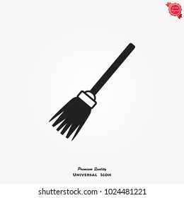 Broom icon vector