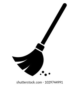 broom icon vector