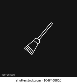 Broom icon Vector.