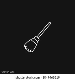 Broom icon Vector.