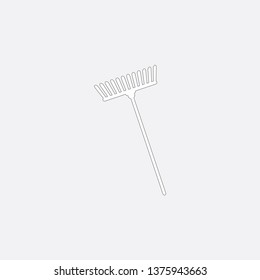 broom icon vector