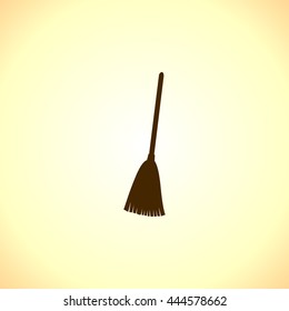 Broom icon vector