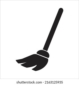 plantilla de diseño de vectores de iconos de escoba