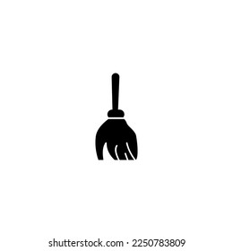 plantillas de diseño de vectores de iconos de escoba 