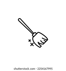 broom icon vector design templates 