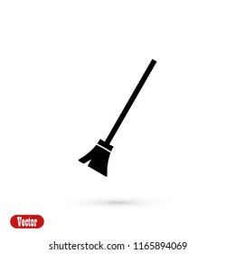 broom icon vector, Vector EPS 10 illustration style