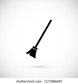 broom icon vector, Vector EPS 10 illustration style