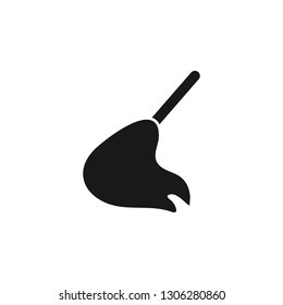 broom icon. broom icon vector. in flat-style. broom icon. vector illustration