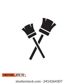 Gráfico vectorial de icono de sala de la plantilla 