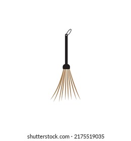 icono de escoba. plantilla de diseño de ilustración vectorial.