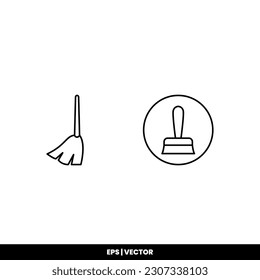 Plantilla de logotipo de ilustración de vector de icono de sala para muchos fines. Aislado sobre fondo blanco.