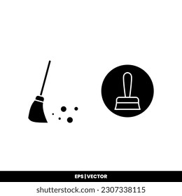 Plantilla de logotipo de ilustración de vector de icono de sala para muchos fines. Aislado sobre fondo blanco.