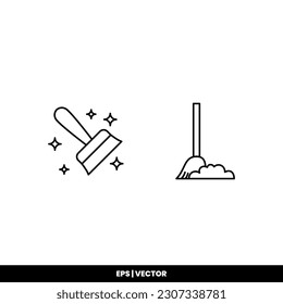 Eine Vektorgrafik-Logo-Vorlage für viele Zwecke. Einzeln auf weißem Hintergrund.