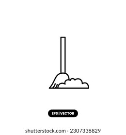 Plantilla de logotipo de ilustración de vector de icono de sala para muchos fines. Aislado sobre fondo blanco.