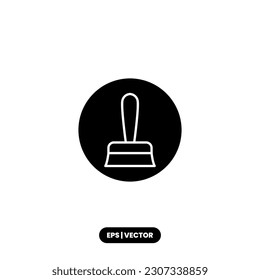 Plantilla de logotipo de ilustración de vector de icono de sala para muchos fines. Aislado sobre fondo blanco.