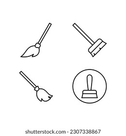 Eine Vektorgrafik-Logo-Vorlage für viele Zwecke. Einzeln auf weißem Hintergrund.