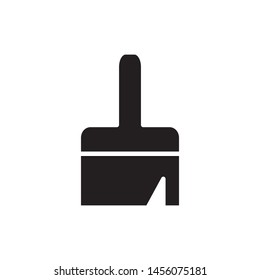 broom icon vector symbol template