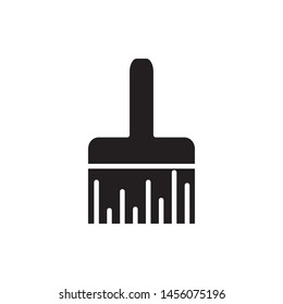 broom icon vector symbol template
