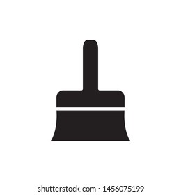 broom icon vector symbol template