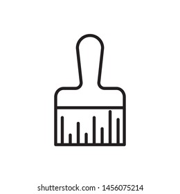 broom icon vector symbol template