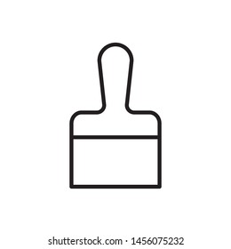 broom icon vector symbol template