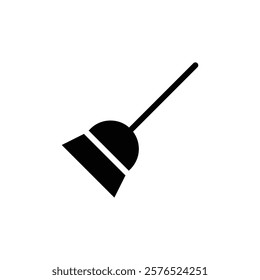 Broom icon web design in vector