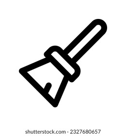 icono de escoba para tu diseño de sitio web, logotipo, aplicación, interfaz de usuario.