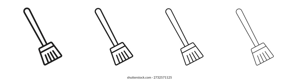 Broom icons Vector Logo Template Illustration Designs. Vector EPS 10.