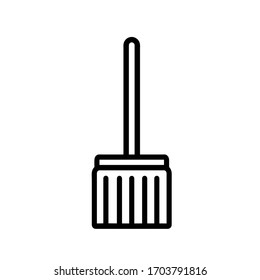 Broom icon,vector illustration. Flat design style. vector broom icon illustration isolated on White background, broom icon Eps10. broom icons graphic design vector symbols.