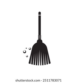 broom illustration icon symbol design