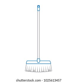 broom long wooden handle tool for cleaning